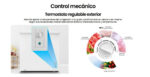 Ficha técnica Congelador horizontal - INFINITON CH-20H85BEH, 198 l, 85 cm, Blanco - Imagen 4