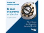 Beko Congelador vertical - Beko B3RFNE314W, 286 l, 186.5 cm, No Frost, SmoothFit™, Puerta reversible, Motor ProSmart Inverter, Blanco - Imagen 4