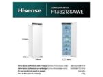 Hisense Congelador integrable - Hisense FT3B213SAWE, 235 L, 177.2 cm, No Frost, Inverter Integrable - Imagen 3