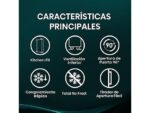 Ficha técnica Congelador vertical - Hisense FT3K310SEWE1, 312 l, 185.6 cm, Kitchen Fit, Wi Fi, Blanco - Imagen 7