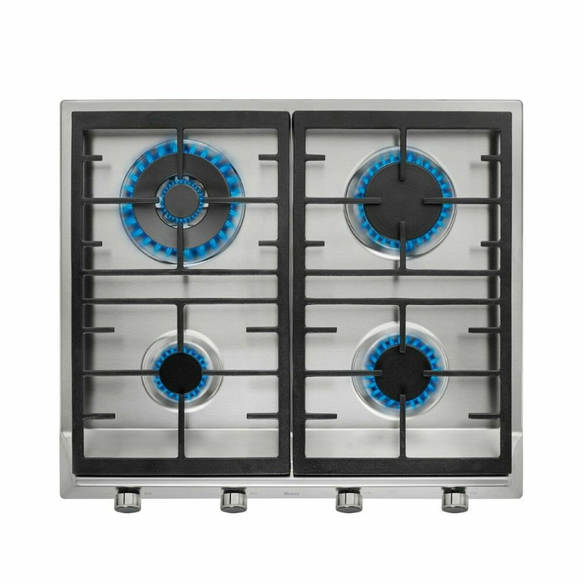 101155315_1 TEKA Placa de gas - TEKA 9520, 4 zonas, Propane/butane, 580 mm, Acero Inoxidable - Imagen 1