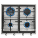 TEKA Placa de gas - TEKA 9520, 4 zonas, Propane/butane, 580 mm, Acero Inoxidable - Imagen 2