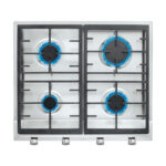 TEKA Placa de gas - TEKA 112610041, 4 Fuegos zonas, 580 mm, Acero Inoxidable