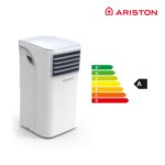 ARISTON Aire Aconcidionado Portátil - ARISTON MOBIS 9, 9000 fg/h, 20 m², 47,5 dB(A), Blanco - Imagen 3