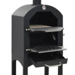 VIDAXL Horno para pizza - VIDAXL 8718475616894, Negro - Imagen 4