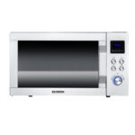 SEVERIN Microondas con Grill, Convección y base de vidrio - SEVERIN MW 7777, 2050 W, 10 potencia, 25 l, Gris