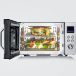 SEVERIN Microondas con Grill, Convección y base de vidrio - SEVERIN MW 7777, 2050 W, 10 potencia, 25 l, Gris - Imagen 4