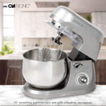 CLATRONIC Amasadora - CLATRONIC KM 3709, 1000 W, Totalmente variable velocidades, Gris - Imagen 6