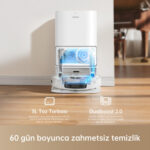 DREAME Robot aspirador - DREAME L10 Ultra, 250 W, Potencia de succión 5,3 kPa, Depósito 0,35 l, Autonomía 150 min, Blanco - Imagen 3