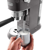 DELONGHI Cafetera express - DELONGHI EC885.GY, 15 bar, 1350 W, 2 tazas, Inox - Imagen 4