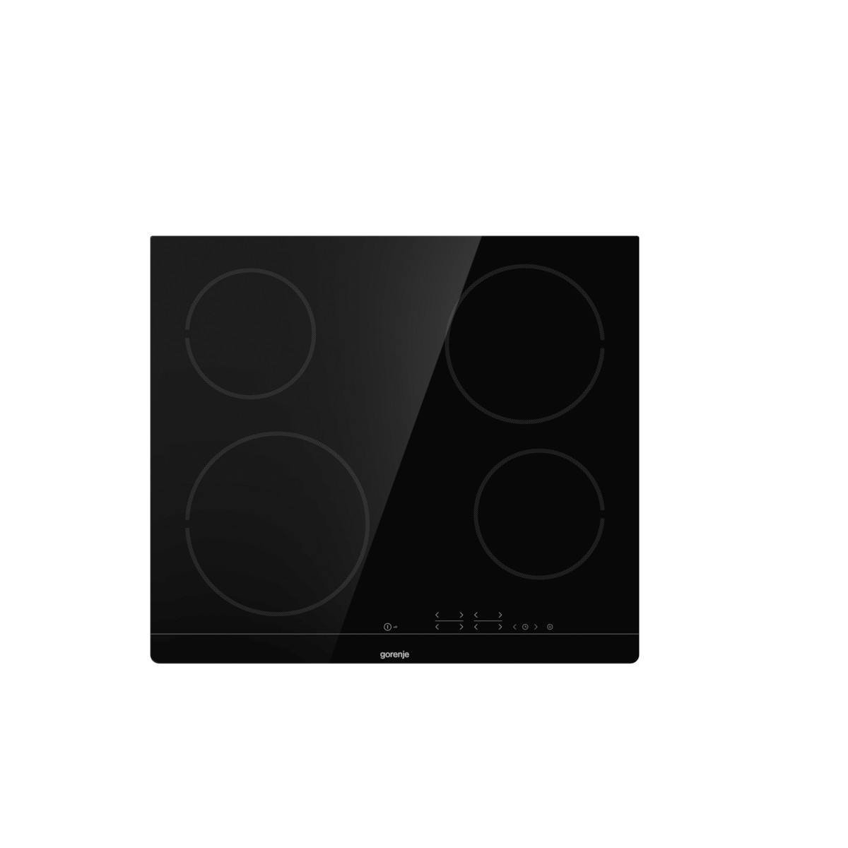 105237791_1 GORENJE Placa de vitrocerámica - GORENJE ECT 641 BSC, 4 zonas, 595 mm, Negro - Imagen 1
