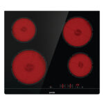 GORENJE Placa de vitrocerámica - GORENJE ECT 641 BSC, 4 zonas, 595 mm, Negro - Imagen 4