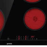 GORENJE Placa de vitrocerámica - GORENJE ECT 641 BSC, 4 zonas, 595 mm, Negro - Imagen 5