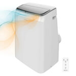 CECOTEC Aire acondicionado portátil - CECOTEC ForceClima 12600 Soundless Heating, 12000 fg/h, 3 velocidades, 28 m², 65 dB(A), Blanco