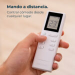 CECOTEC Aire acondicionado portátil - CECOTEC ForceClima 12600 Soundless Heating, 12000 fg/h, 3 velocidades, 28 m², 65 dB(A), Blanco - Imagen 7