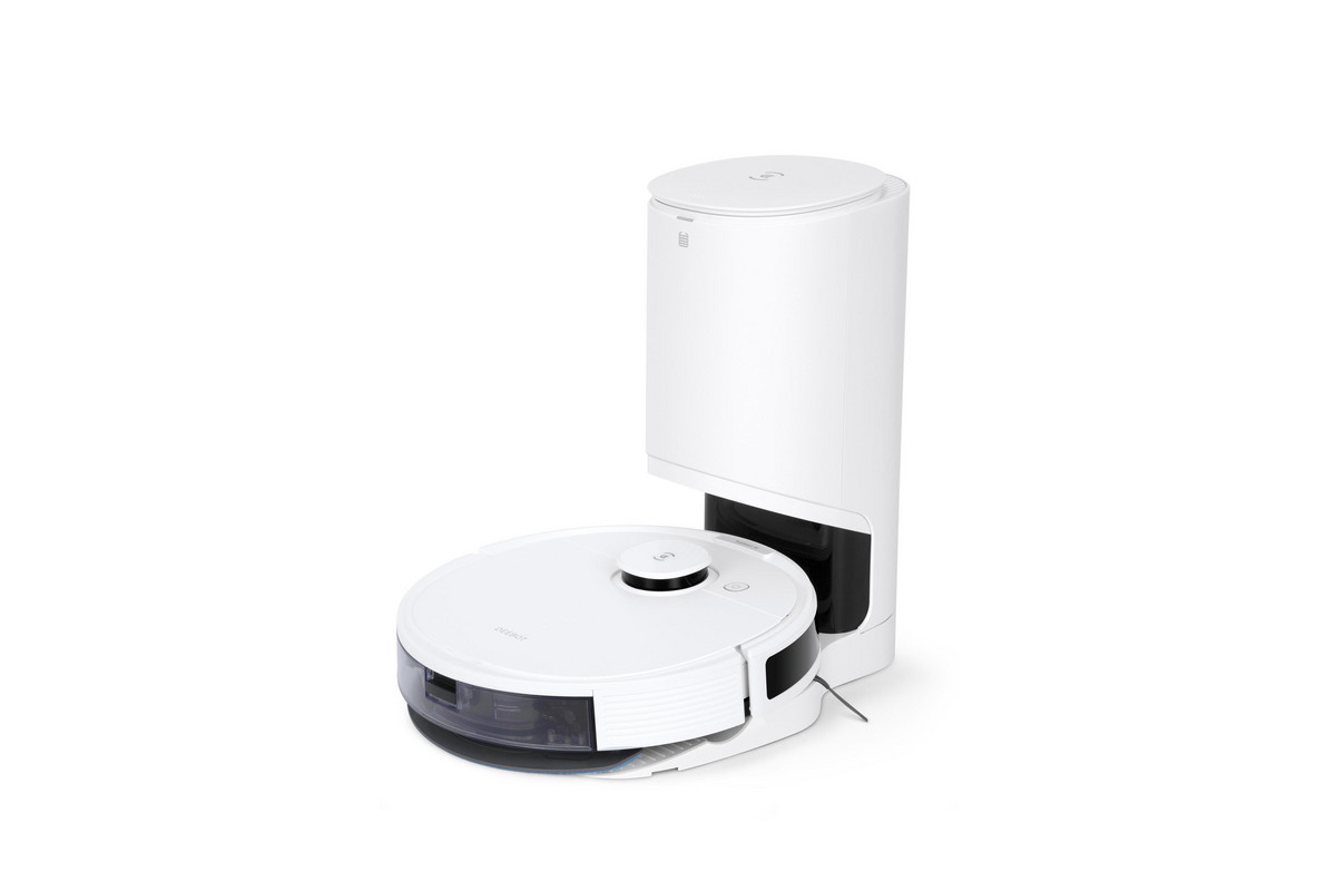 106340360_1 ECOVACS Robot aspirador - ECOVACS Deebot N8 Pro+, 40 W, Potencia de succión 2300 kPa, Depósito 0,42 l, Autonomía 1 h y 50 min, Negro - Imagen 1