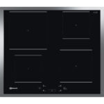 BAUKNECHT Placa de gas - BAUKNECHT 869991592330, 4 zonas, 577 mm, Negro