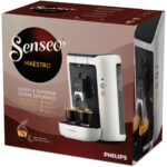PHILIPS Cafetera de cápsulas - PHILIPS CSA260/10, 1 bar, 1450 W, Blanco - Imagen 2