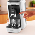 PHILIPS Cafetera de cápsulas - PHILIPS CSA260/10, 1 bar, 1450 W, Blanco - Imagen 4