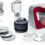 BOSCH Robot de cocina - BOSCH MUM58720, 1000 W, 3,9 l, Rojo