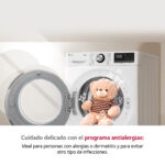 LG Secadora - LG RH90V5AV6N, Bomba de calor, 9 kg, 14 programas, Blanco - Imagen 4