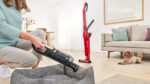 BOSCH Aspirador escoba - BOSCH BBH3ZOO28, 25,2 V, Potencia de succión 25 AirWatt, Depósito 0,4 l, Negro, Rojo - Imagen 3