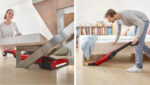 BOSCH Aspirador escoba - BOSCH BBH3ZOO28, 25,2 V, Potencia de succión 25 AirWatt, Depósito 0,4 l, Negro, Rojo - Imagen 8
