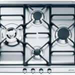 Smeg Placa de gas - Smeg Ser60Sgh3, 4 zonas, Gas Natural, 60 cm, Inox