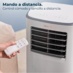 CECOTEC Aire acondicionado portátil - CECOTEC ForceClima 7400 Soundless Touch, 7000 fg/h, 2 velocidades, 15 m², 33 dB(A), 300 - Imagen 3