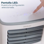 CECOTEC Aire acondicionado portátil - CECOTEC ForceClima 7400 Soundless Touch, 7000 fg/h, 2 velocidades, 15 m², 33 dB(A), 300 - Imagen 5