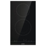 GORENJE Placa de vitrocerámica - GORENJE ECT322BCSC, 2 zonas, 300 mm, Negro