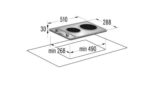 GORENJE Placa de vitrocerámica - GORENJE 151761, 2 zonas, 288 mm, Inox - Imagen 2