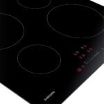 SAMSUNG Placa de inducción - SAMSUNG NZ64M3707AK/UR, 4 zonas, 590 mm, Negro - Imagen 4