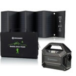 BRESSER Generador de energía - BRESSER KIT Bat + P.S, 155 W