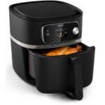 PHILIPS Freidora de aire - PHILIPS HD9880/90, 2200 W, 0 l, Inox - Imagen 2