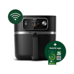 PHILIPS Freidora de aire - PHILIPS HD9880/90, 2200 W, 0 l, Inox - Imagen 4
