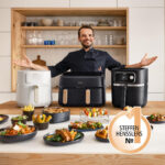 PHILIPS Freidora de aire - PHILIPS HD9880/90, 2200 W, 0 l, Inox - Imagen 7