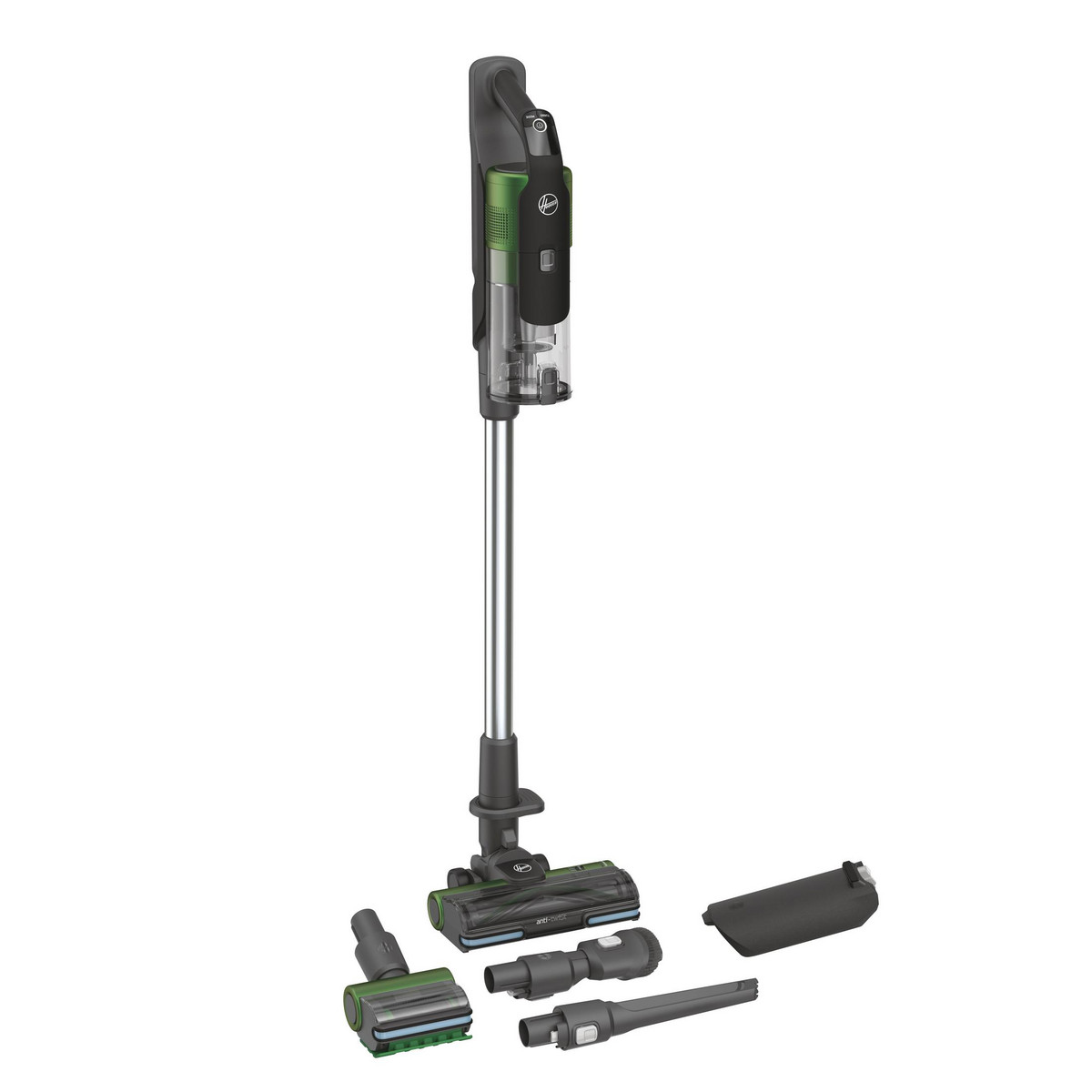 107774556_1 HOOVER Aspirador escoba - HOOVER 39400997, 21,6 V, Potencia de succión 61 W, Depósito 0,7 l, Autonomía 30 min, Verde - Imagen 1