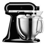 KITCHENAID Robot amasador - KITCHENAID 5KSM185PSEOB, 300 W, 4,8 l, Negro