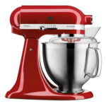 KITCHENAID Robot de cocina - KITCHENAID 5KSM185PSEER, 300 W, 4,8 l, rojo