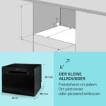 Lavavajillas compacto - KLARSTEIN Havasia UV 6, 6 programas, 55 cm, Negro - Imagen 5