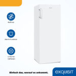 EXQUISIT Congelador vertical - EXQUISIT GS231-NF-H-040C, 1430 mm, Blanco, Entrega en Domicilio - Imagen 3