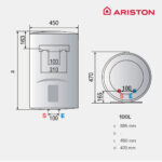 KIT Termo Eléctrico - KIT LYDOS R 100 + BLISTER INSTAFIX ARISTON, 100 l, Blanco - Imagen 2