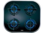 Teka Placa de gas - Teka 10205283 CG.1 4G-AI-AL, 4 zonas, Gas natural, Polivalente, Sin mandos, 59 cm