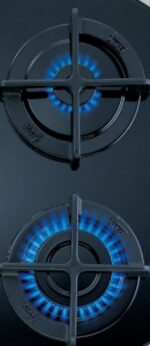 Teka Placa de gas - Teka 10205083 CG.1 4G-AI-AL , 4 zonas, Gas butano, Polivalente, 59 cm, Negro - Imagen 2