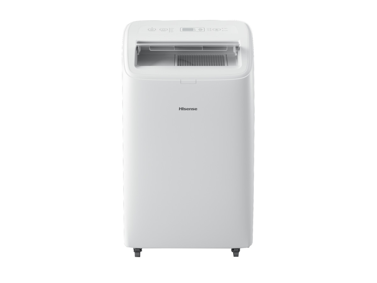 116998783_1 HISENSE Aire acondicionado portátil - HISENSE APC12QC, 3000 fg/h, 3 velocidades, 24 m², 64 dB(A), Blanco - Imagen 1