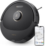 ROBOROCK Robot aspirador - ROBOROCK Q8M52-00, 30 W, Potencia de succión 5,5 kPa, Depósito 0,35 l, Autonomía 240 min, Negro