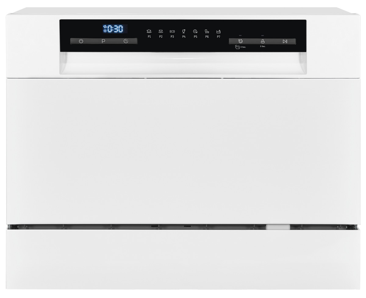 120804248_1 EXQUISIT Lavavajillas compacto - EXQUISIT GSP206-030D, 6 servicios, 7 programas, 55 cm, Blanco - Imagen 1