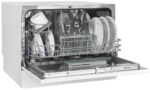 EXQUISIT Lavavajillas compacto - EXQUISIT GSP206-030D, 6 servicios, 7 programas, 55 cm, Blanco - Imagen 2