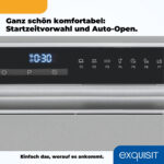 EXQUISIT Lavavajillas compacto - EXQUISIT GSP206-030D, 7 programas, 55 cm, Silver - Imagen 6